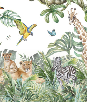 Papel para paredes Animales salvajes de la selva