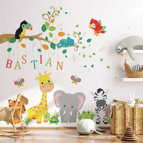 Vinilos decorativos Adhesivos infantiles de pared arboles infantiles de niño