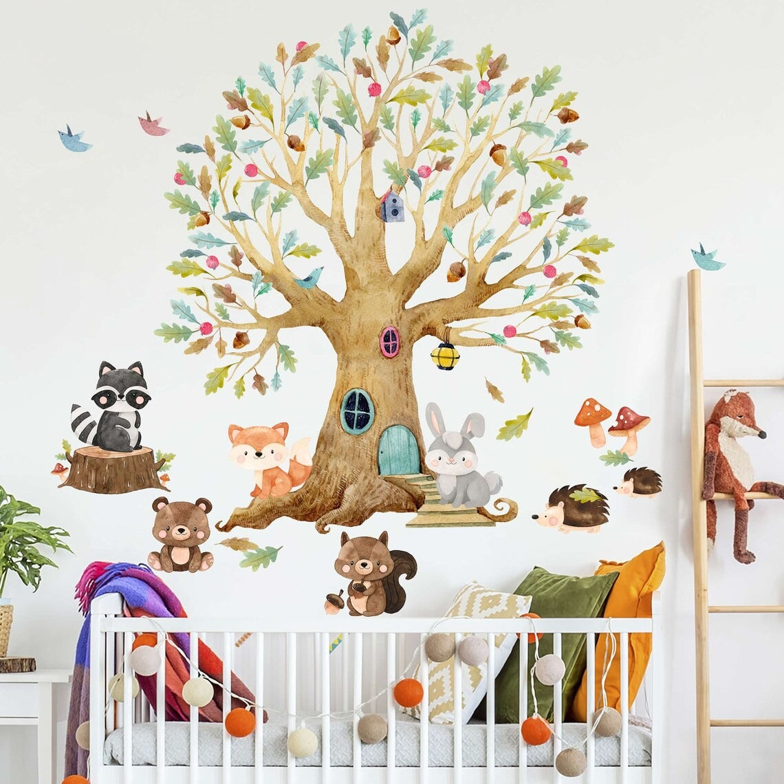 Vinilos decorativos Adhesivos infantiles de pared arboles infantiles de niño