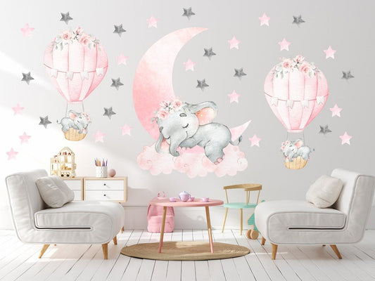Vinilos decorativos Adhesivos infantiles de Pared  Conjunto para niñas