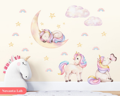 Vinilos decorativos Adhesivos infantiles de Pared  Conjunto para niñas
