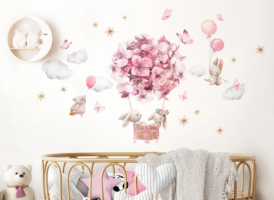 Vinilos decorativos Adhesivos infantiles de Pared  Conjunto para niñas